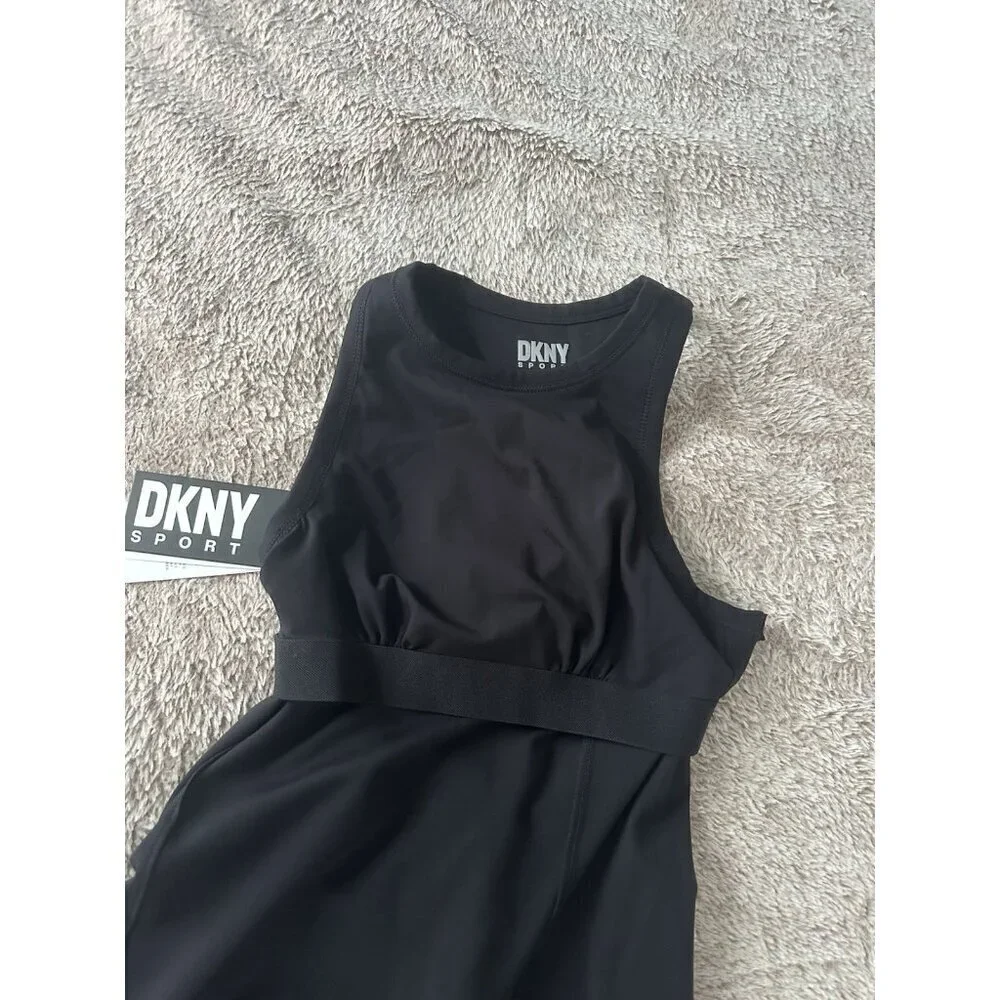 Dkny Sport Women's Regular Fit Racerback Sleeveless Tennis Dress New - Picture 13 of 16